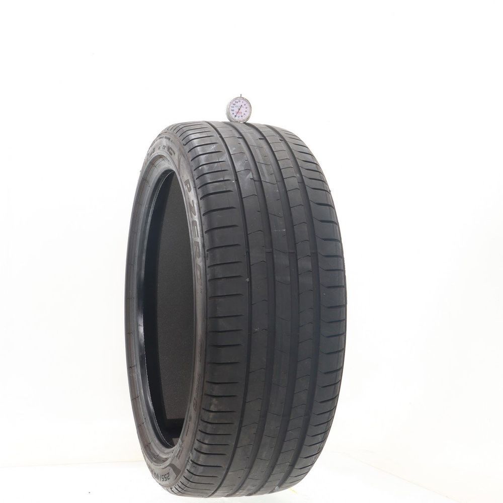 Set of (4) Used 255/40R21 Pirelli P Zero PZ4 R01 PNCS 102Y - 7-8.5/32 - Image 7