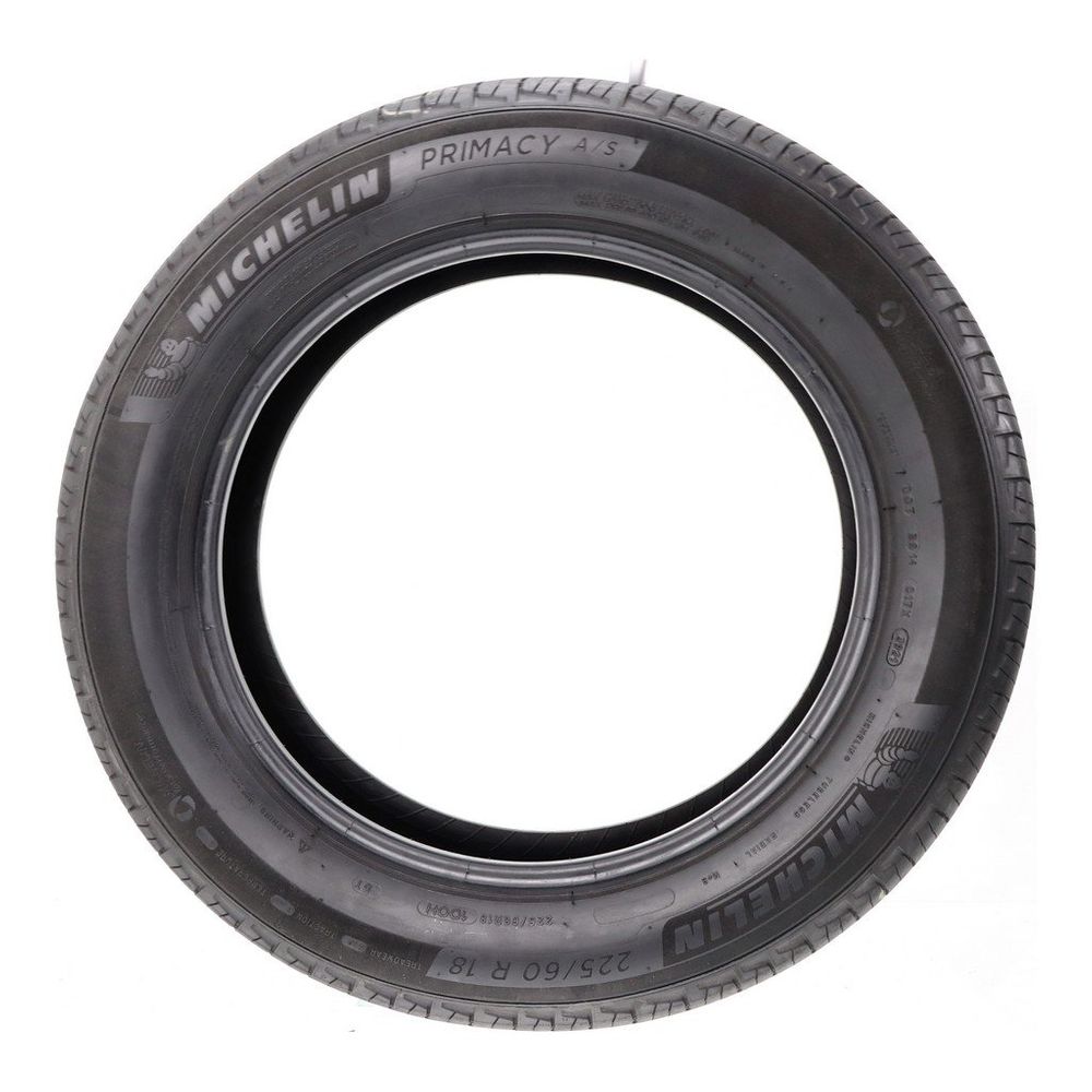 Set of (4) Used 225/60R18 Michelin Primacy A/S 100H - 7.5-9/32 - Image 3