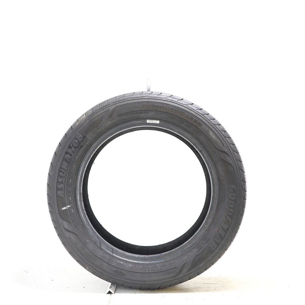 Set of (4) Used 205/55R16 Goodyear Assurance WeatherReady 91H - 8.5-9/32 - Image 3