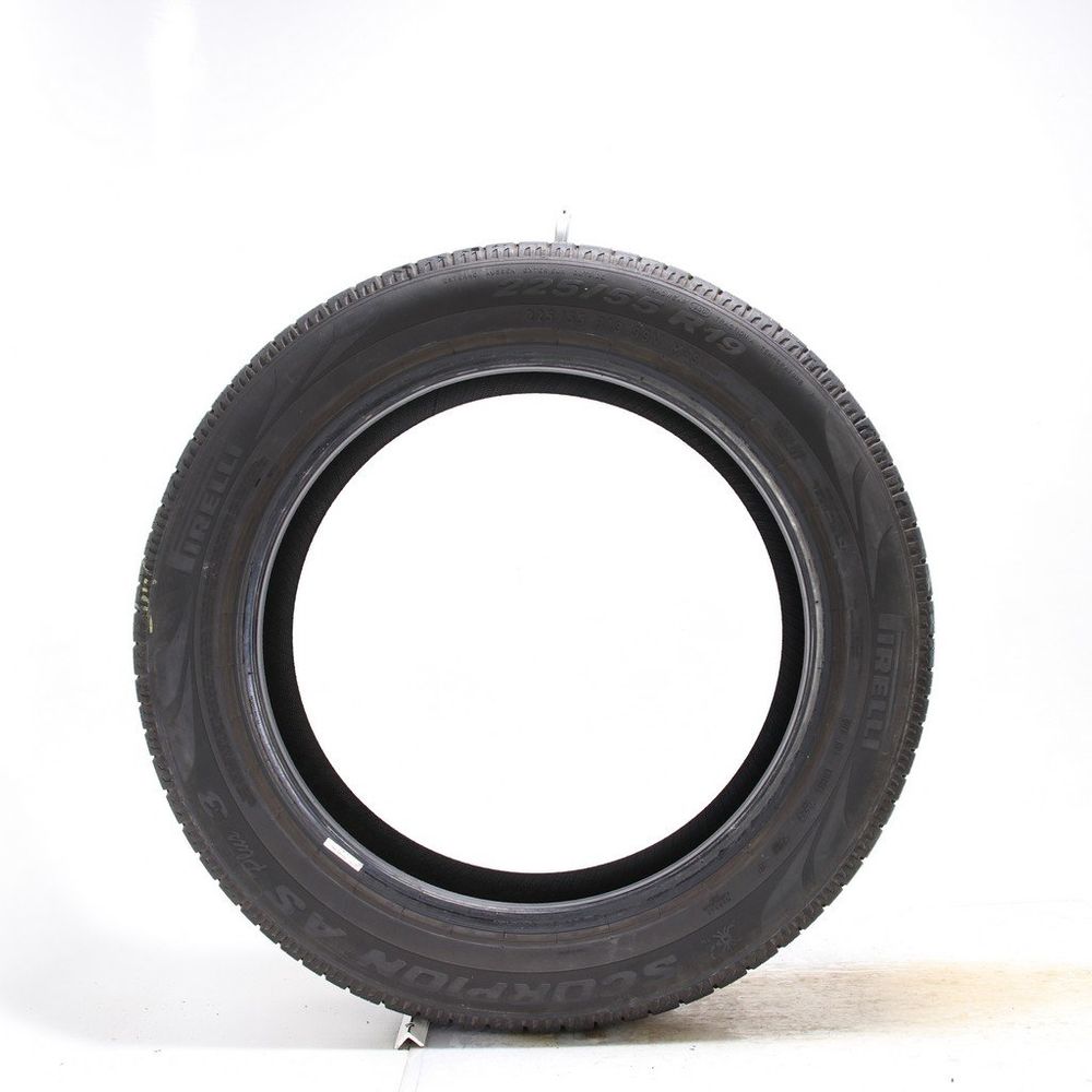 Set of (2) Used 225/55R19 Pirelli Scorpion AS Plus 3 99V - 8-9/32 - Image 6