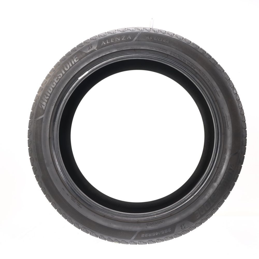 Set of (2) Used 285/45R22 Bridgestone Alenza AS Ultra 110H - 7-8/32 - Image 3