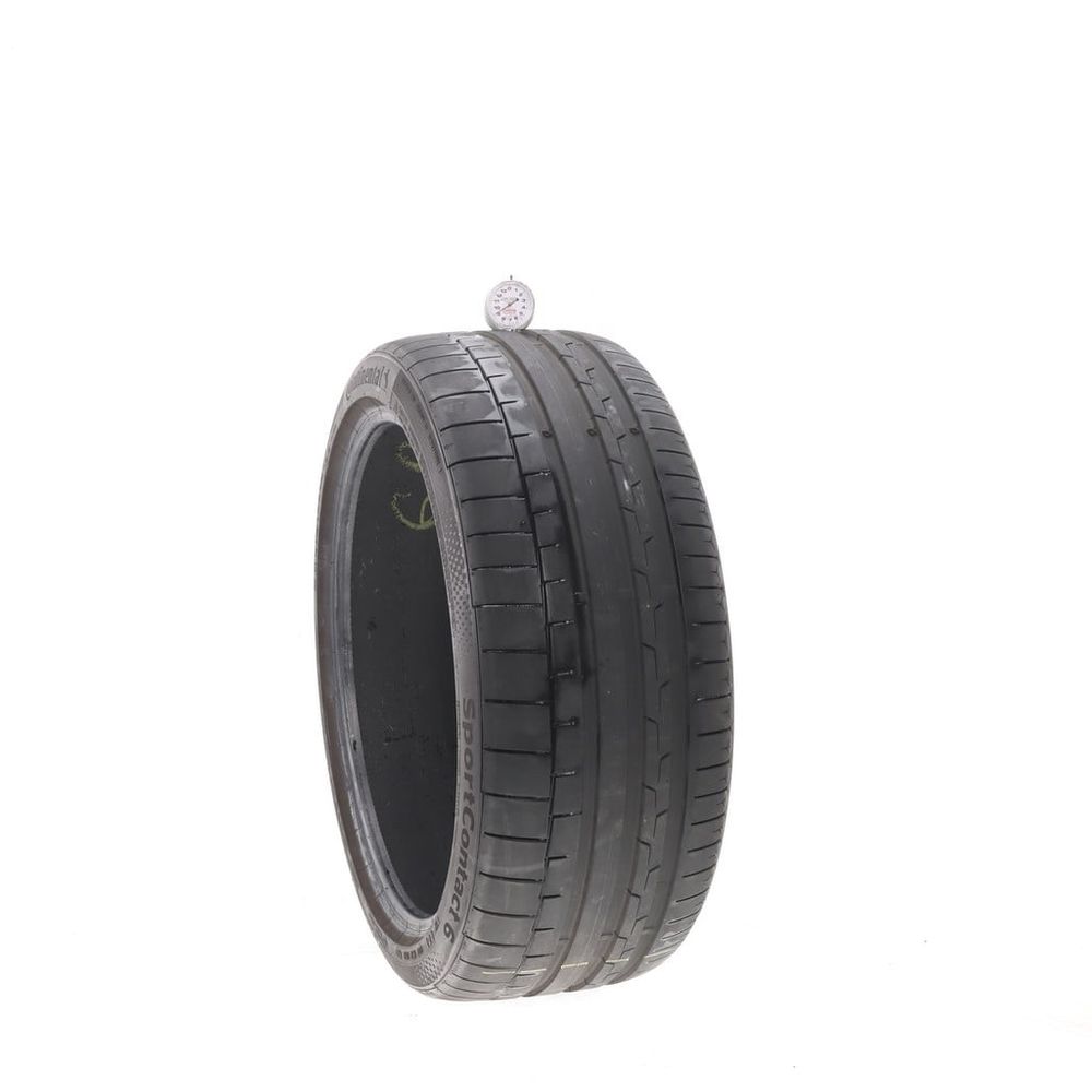 Used 255/35R19 Continental SportContact 6 R01 96Y - 9/32 - Image 1