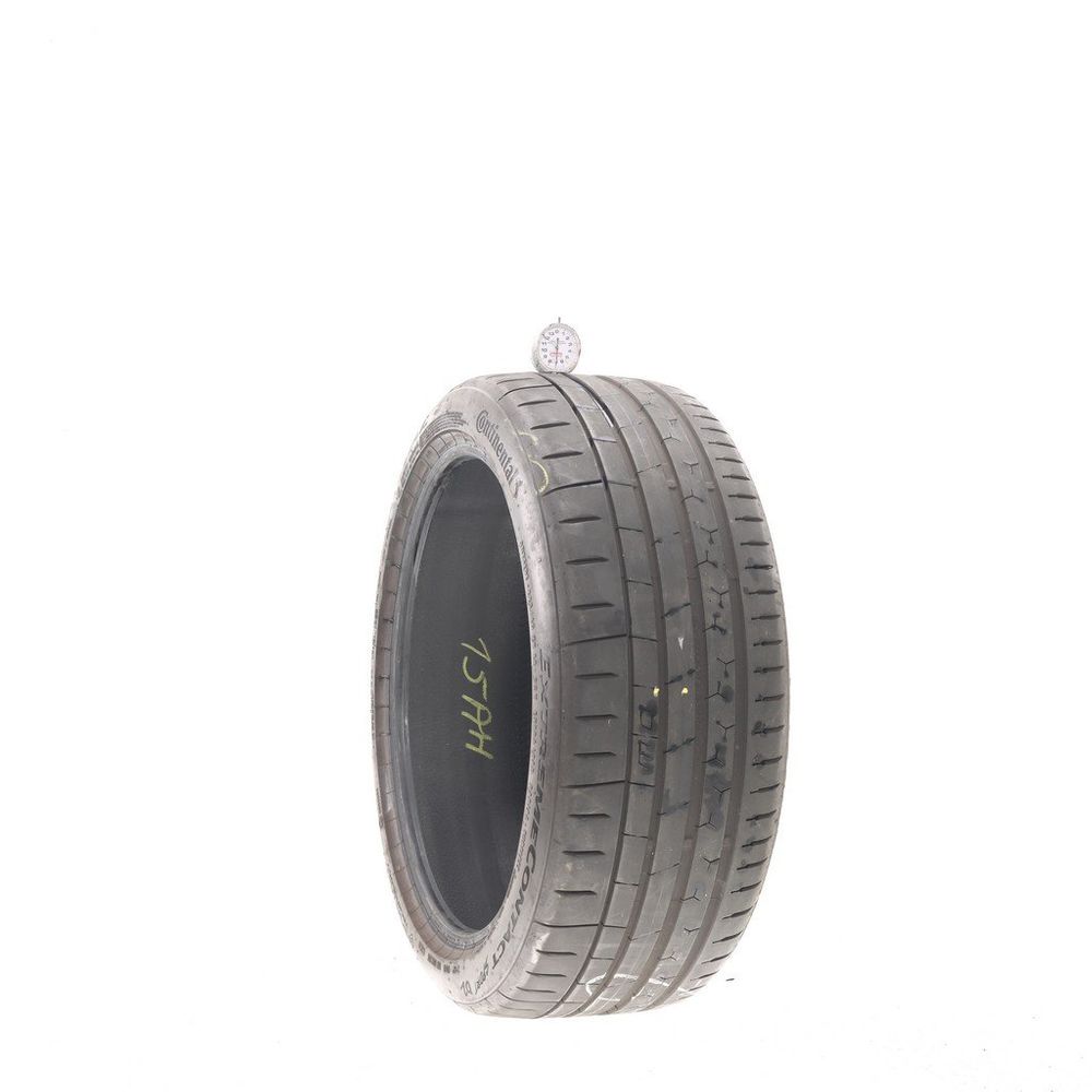 Set of (2) Used 225/40ZR18 Continental ExtremeContact Sport 02 92Y - 7-8.5/32 - Image 1
