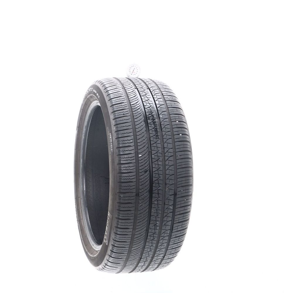 Set of (2) Used 255/40R19 Pirelli P Zero 100H - 8-8.5/32 - Image 1