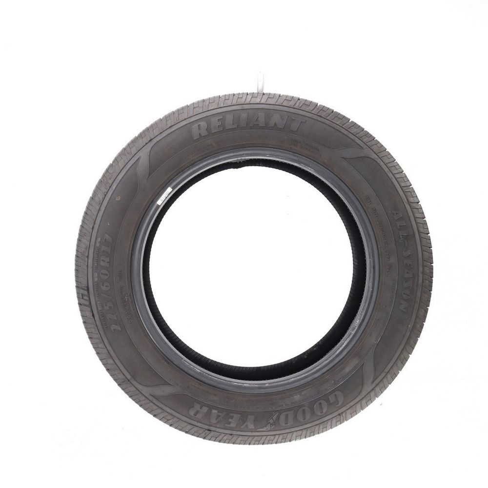 Set of (4) Used 225/60R17 Goodyear Reliant All-season 99V - 6-7.5/32 - Image 12
