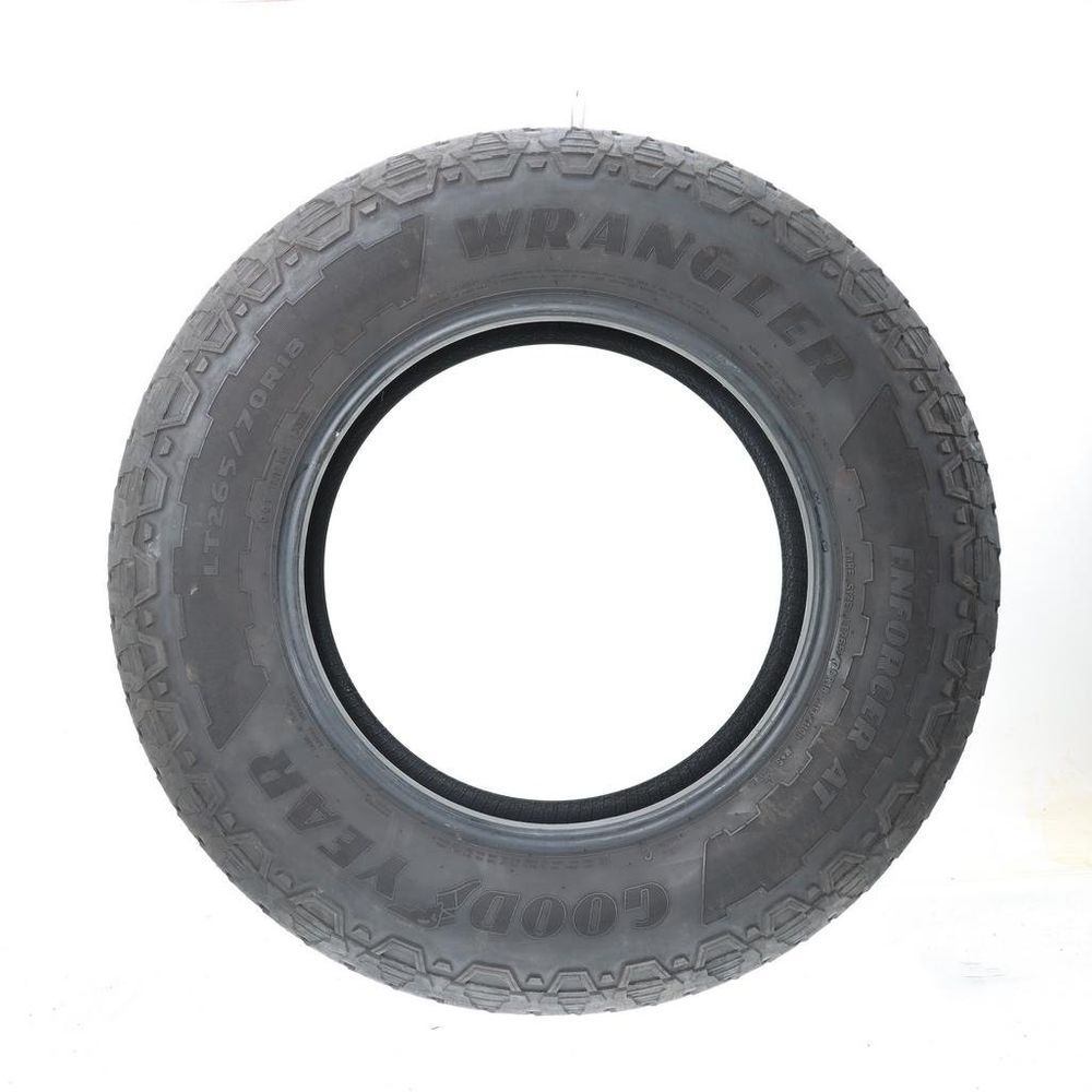 Set of (2) Used LT 265/70R18 Goodyear Wrangler Enforcer AT 113/110H C - 4.5/32 - Image 3