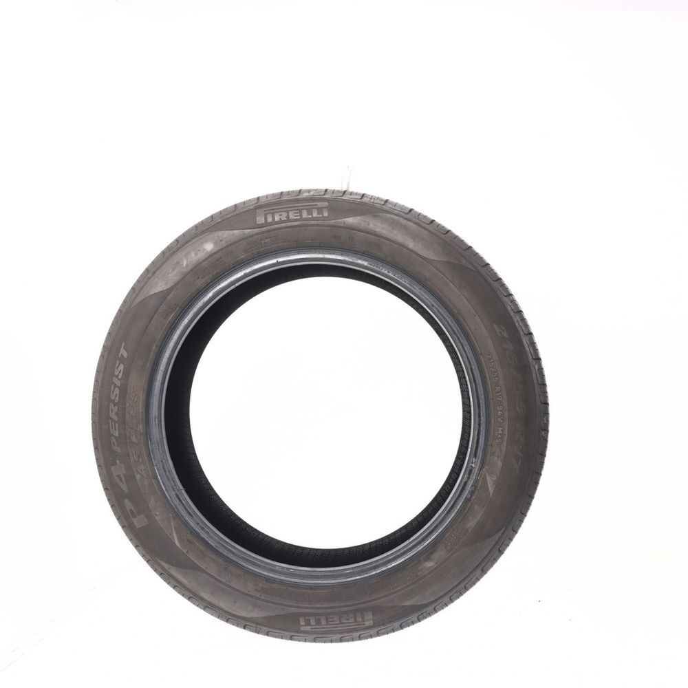 Set of (2) Used 215/55R17 Pirelli P4 Persist AS Plus 94V - 8.5-10/32 - Image 3