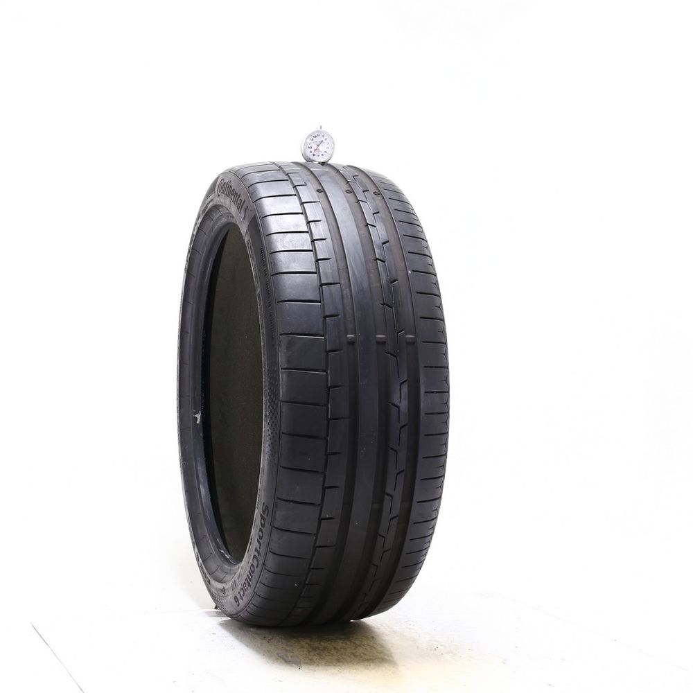 Used 245/40R20 Continental SportContact 6 POL ContiSilent 99V - 8.5/32 - Image 1