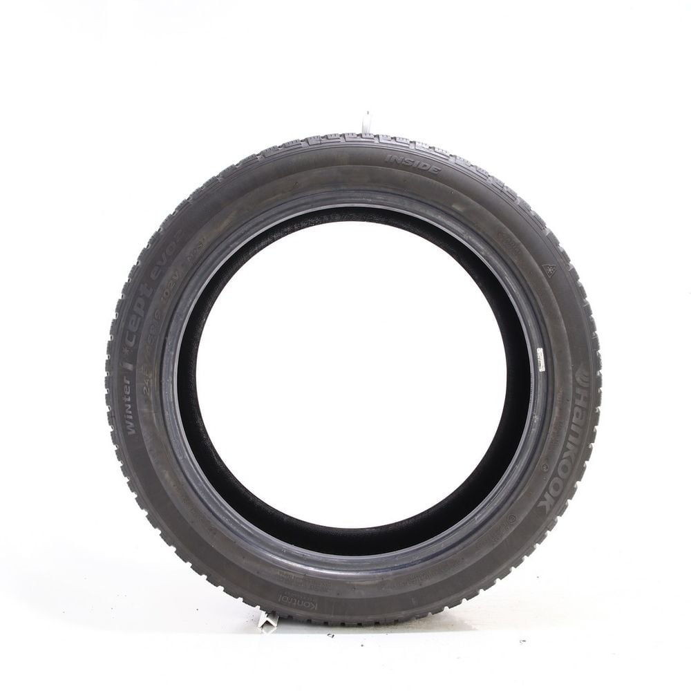 Set of (2) Used 245/45R19 Hankook Winter iCept evo2 102V - 6.5-8/32 - Image 3