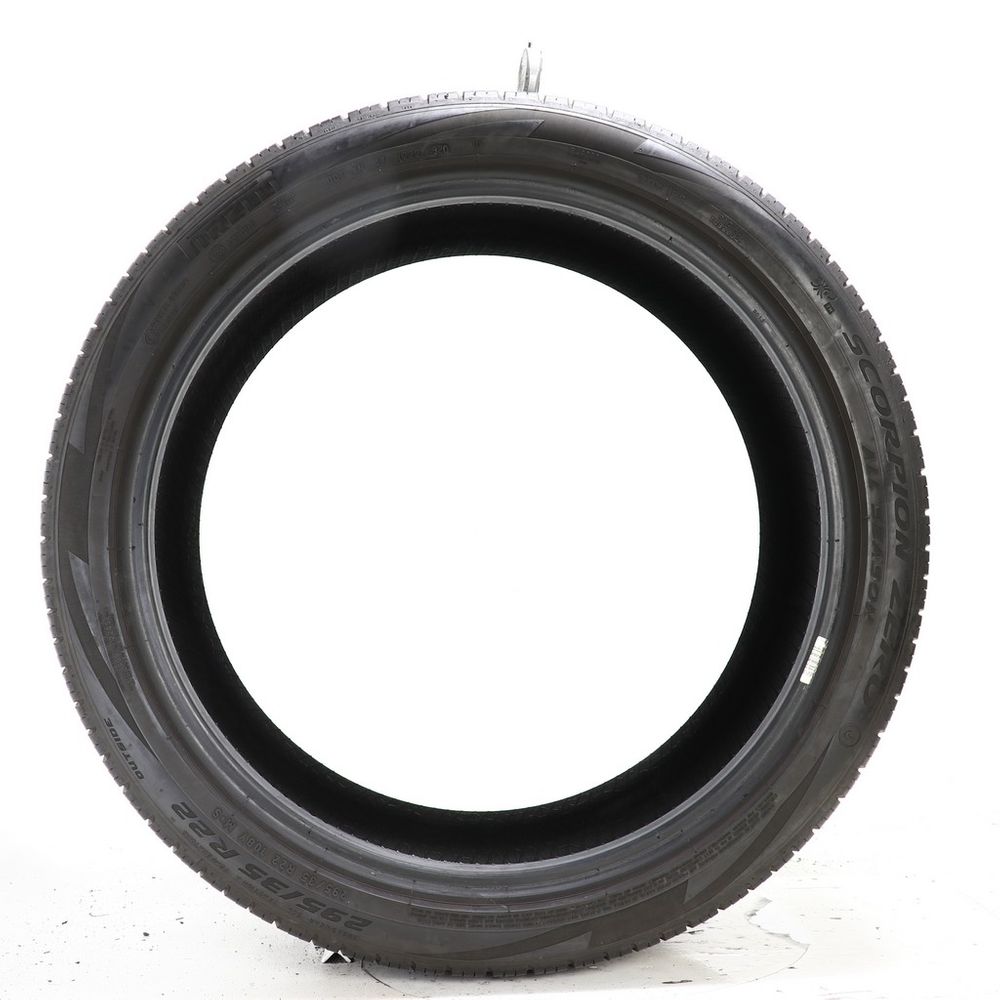 Set of (2) Used 295/35R22 Pirelli Scorpion Zero J 108Y - 5.5-6/32 - Image 3