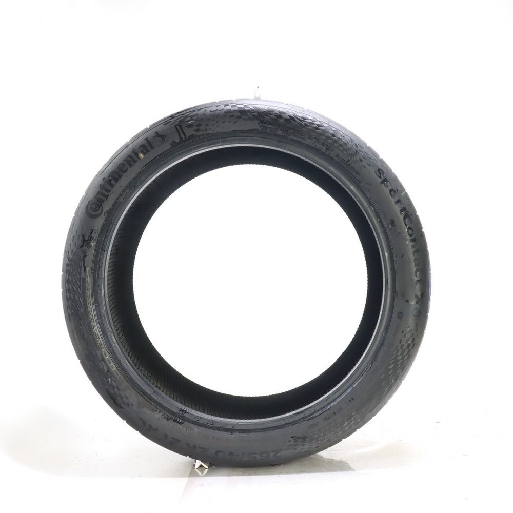 Used 265/40ZR21 Continental SportContact 7 MO1 105Y - 7/32 - Image 3