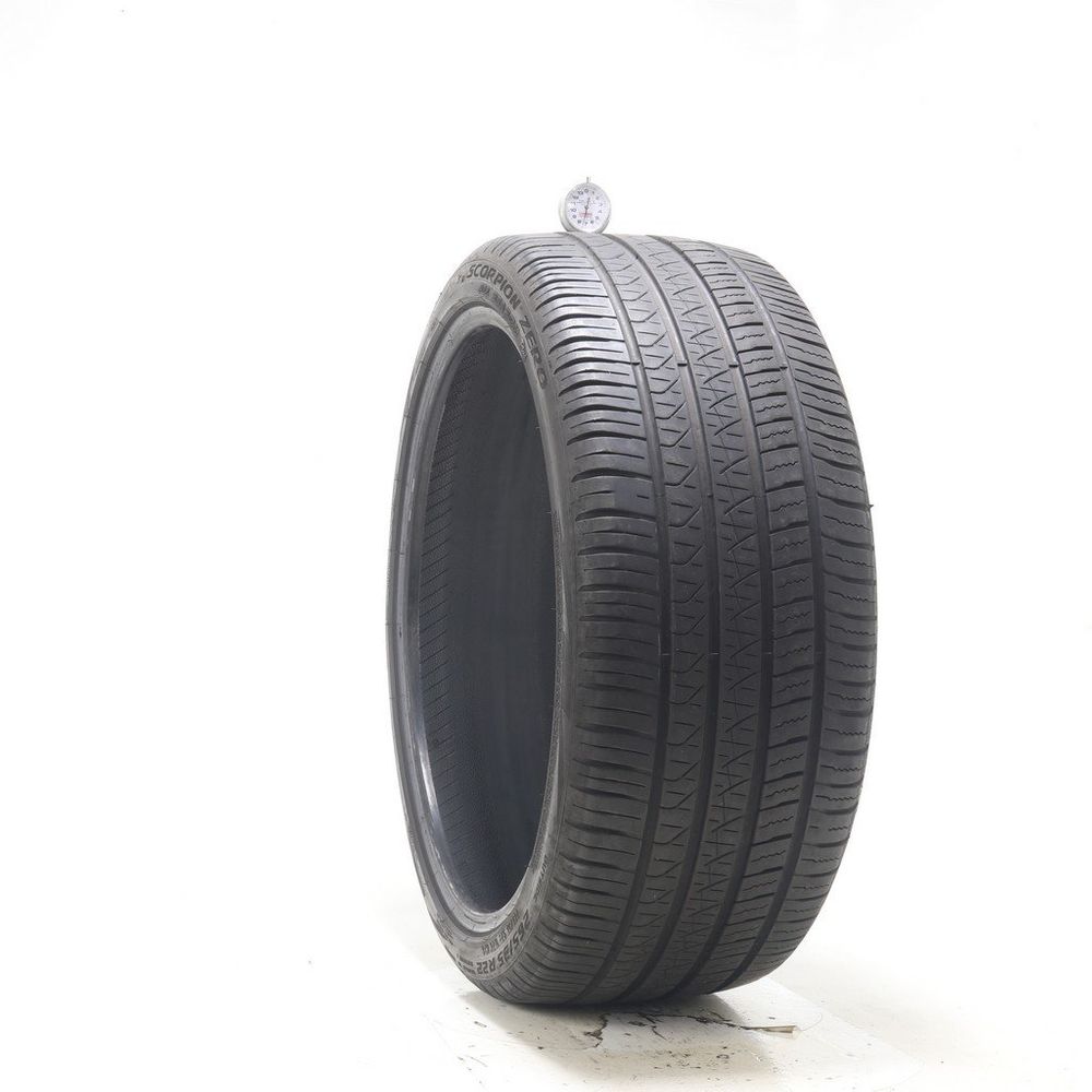 Set of (2) Used 265/35R22 Pirelli Scorpion Zero Plus 102Y - 7.5-8/32 - Image 1