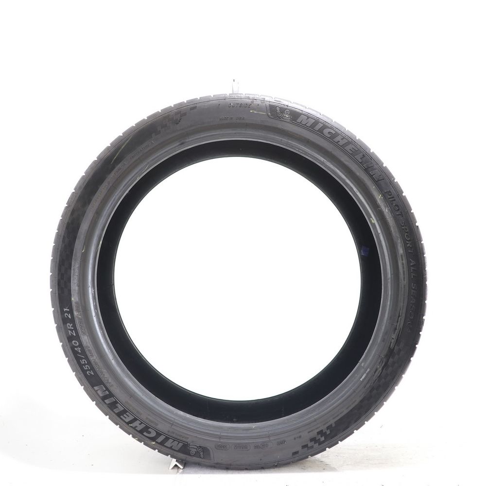 Set of (2) Used 255/40ZR21 Michelin Pilot Sport All Season 4 102Y - 5.5-6.5/32 - Image 3