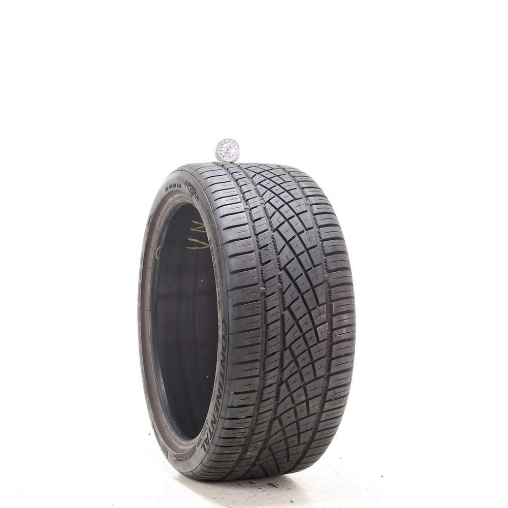 Set of (2) Used 255/35ZR19 Continental ExtremeContact DWS06 96Y - 8/32 - Image 1