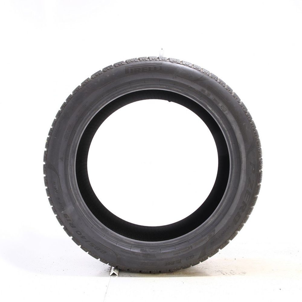 Set of (2) Used 285/40R19 Pirelli P Zero Winter TO Elect PNCS 107V - 7-8/32 - Image 3