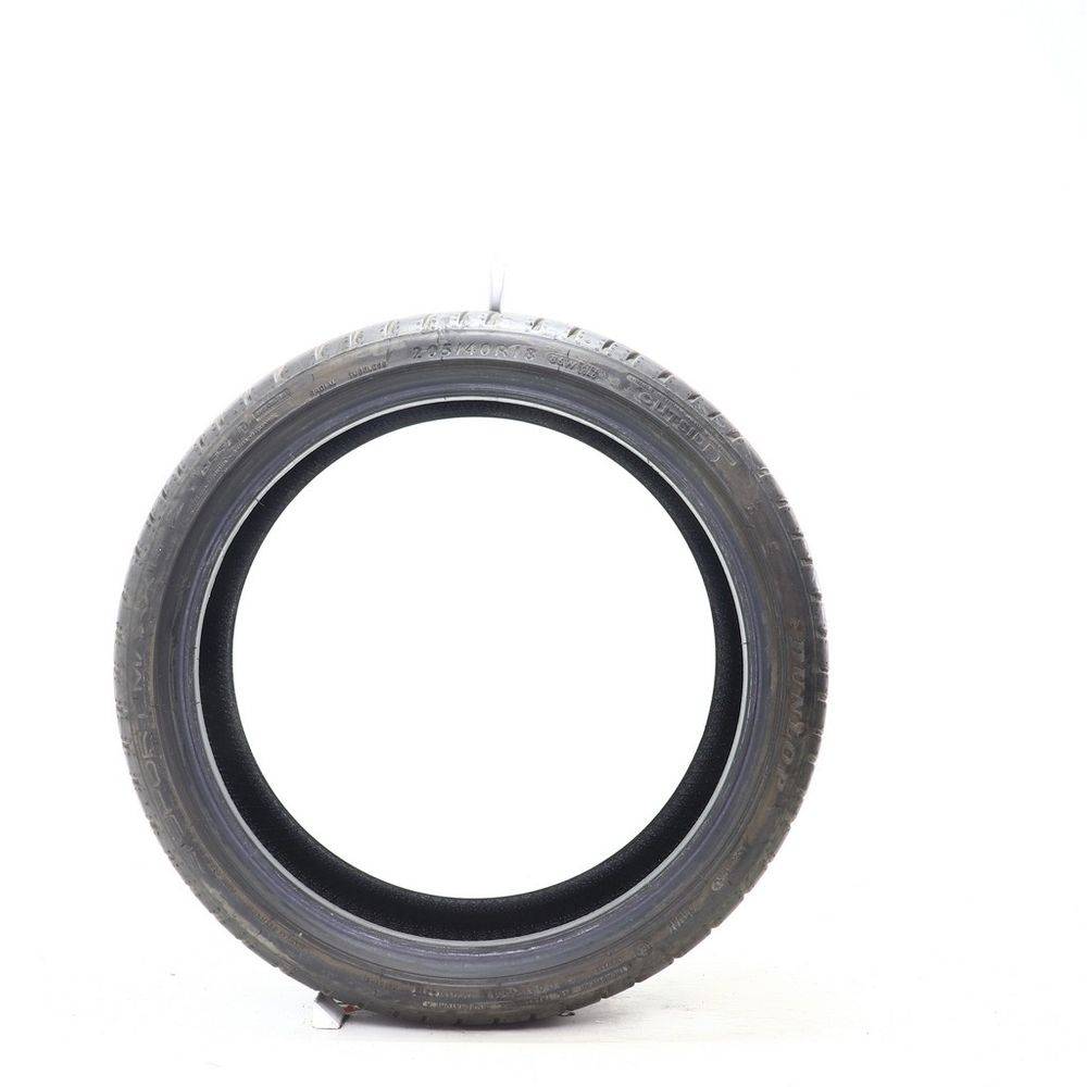 Set of (2) Used 205/40R18 Dunlop Sport Maxx RT DSST Run Flat 86W - 9/32 - Image 3