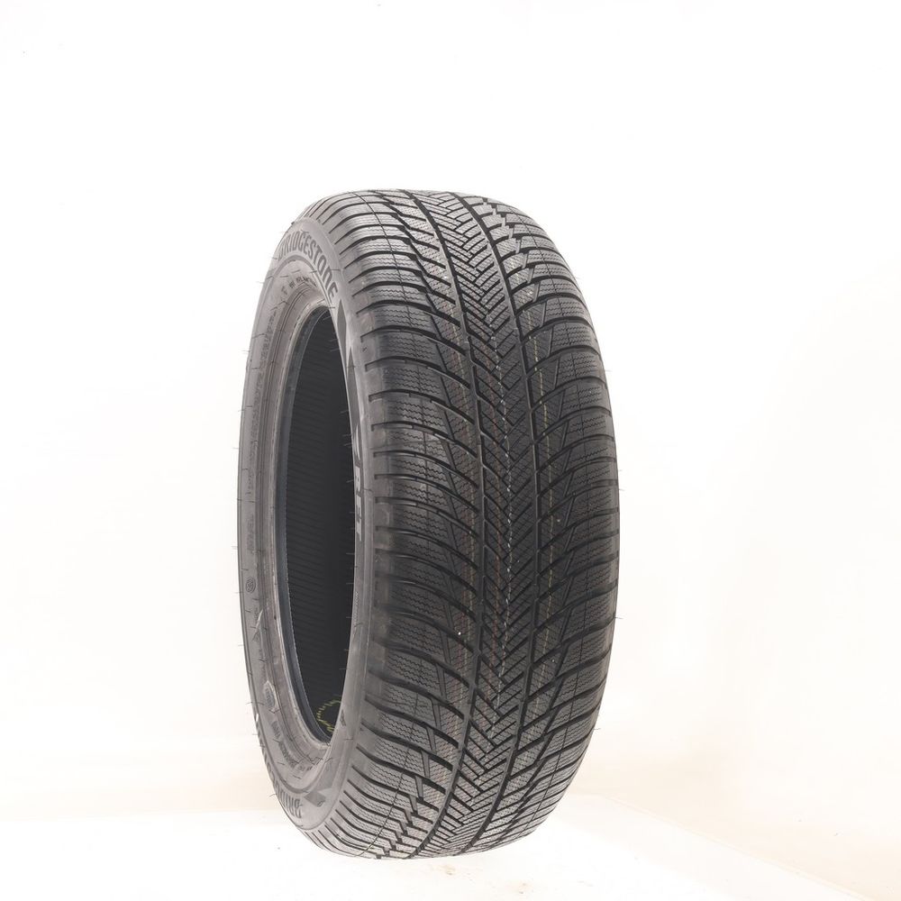 Set of (2) Driven Once 255/55R20 Bridgestone Blizzak LM-001 RFT 110H - 10.5/32 - Image 1
