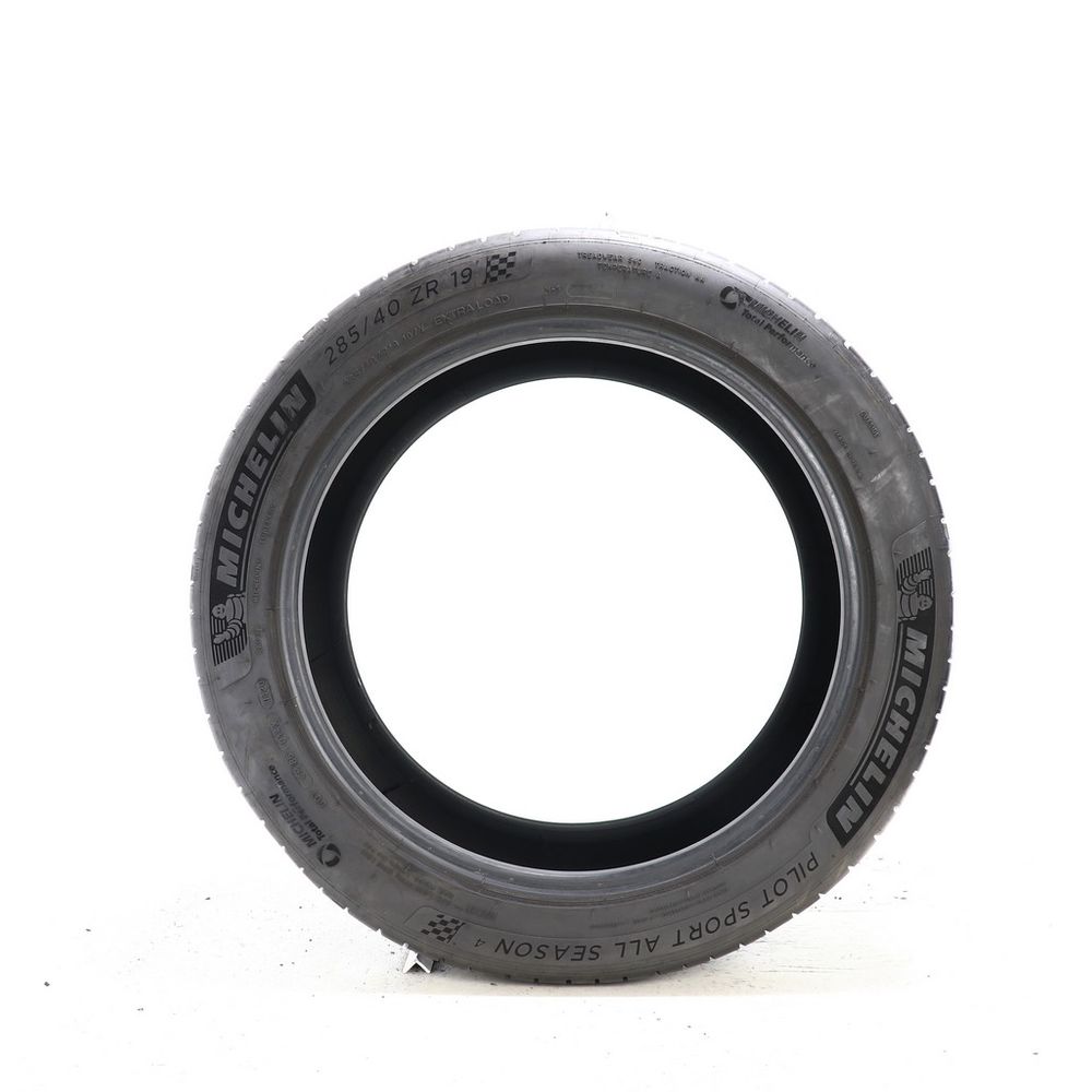 Set of (2) Used 285/40ZR19 Michelin Pilot Sport All Season 4 107Y - 7-7.5/32 - Image 3
