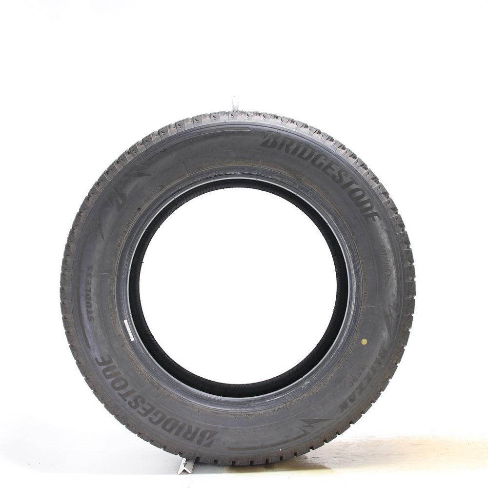 Set of (4) Used 235/60R17 Bridgestone Blizzak WS90 Studless 102T - 11/32 - Image 3