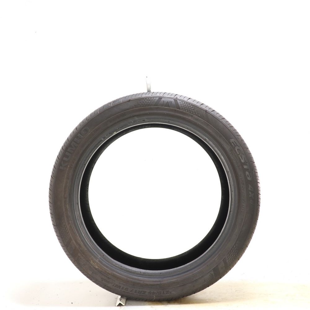 Set of (2) Used 215/45ZR17 Kumho Ecsta 4X II 91W - 8-9/32 - Image 6