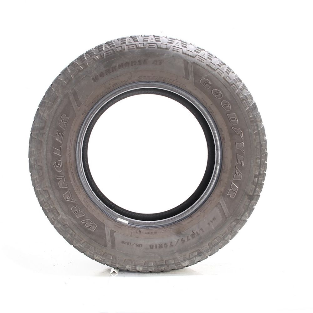 Set of (2) Used LT 275/70R18 Goodyear Wrangler Workhorse AT 125/122R E - 7.5-8.5/32 - Image 3