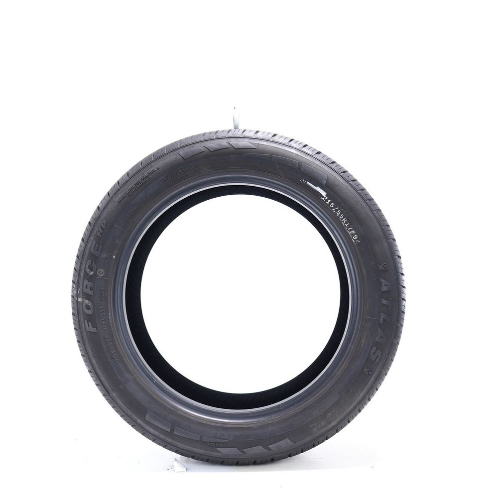 Set of (2) Used 215/55R17 Atlas Force HP 94V - 8/32 - Image 3