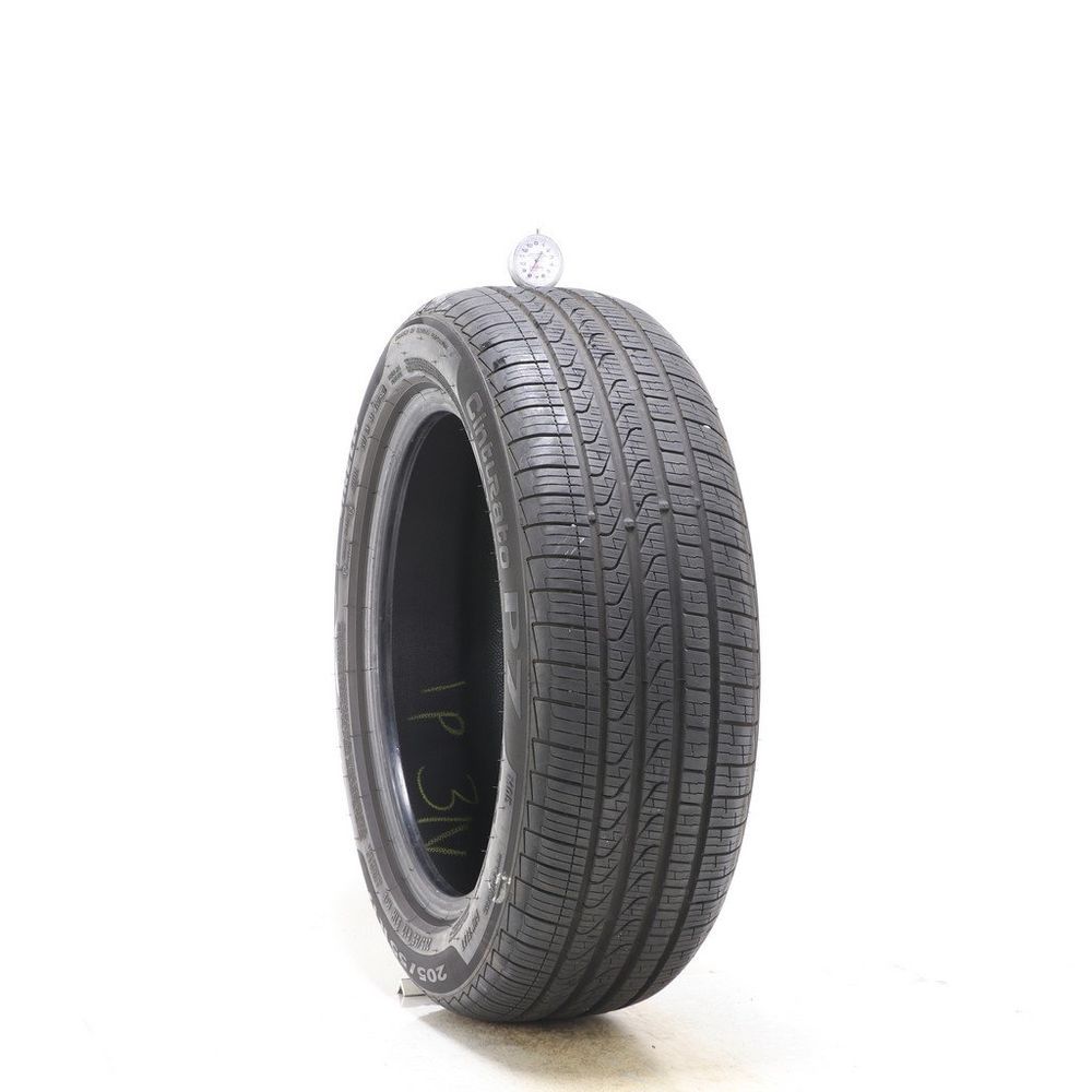 Set of (2) Used 205/55R17 Pirelli Cinturato P7 MOE Run Flat 91H - 8-8.5/32 - Image 1