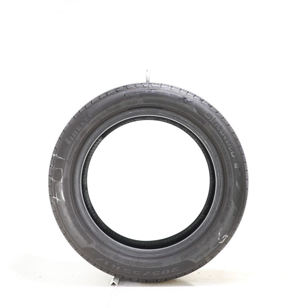 Set of (2) Used 205/55R17 Pirelli Cinturato P7 MOE Run Flat 91H - 8-8.5/32 - Image 3