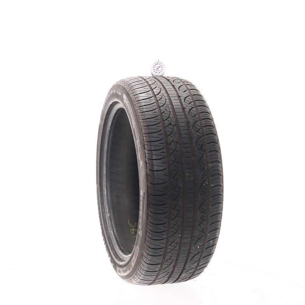 Set of (2) Used 245/45R19 Pirelli P Zero Nero J 102H - 9-9.5/32 - Image 1