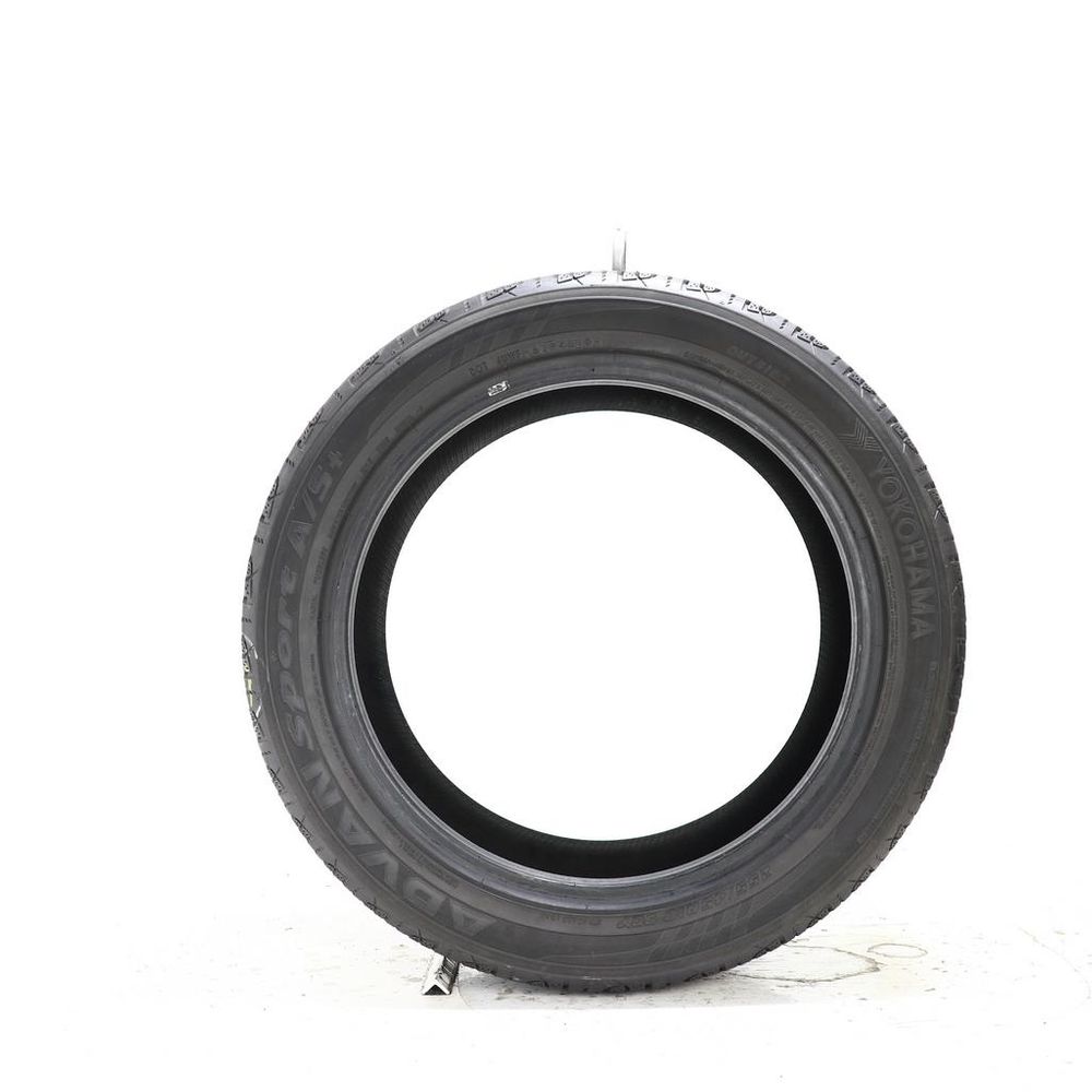 Set of (2) Used 255/45R18 Yokohama Advan Sport A/S Plus 99Y - 9.5-10.5/32 - Image 3