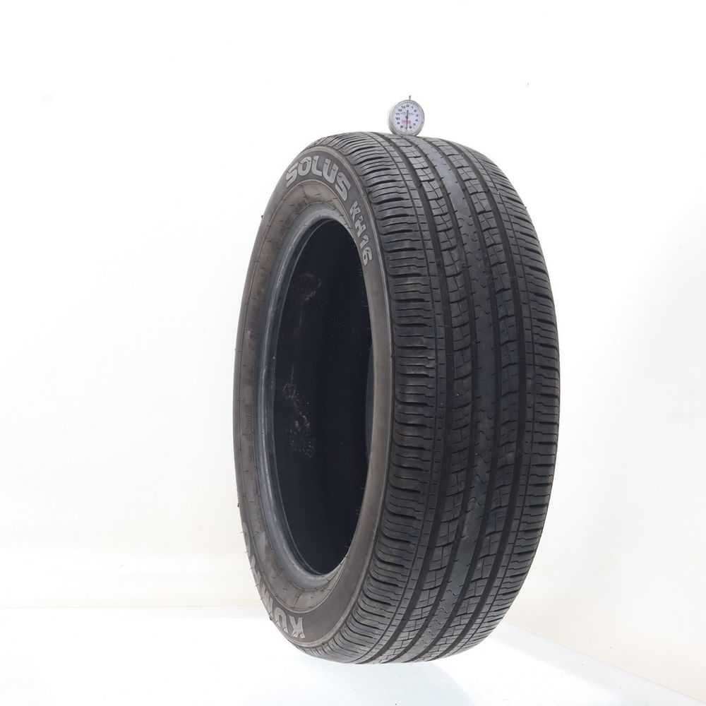 Set of (2) Used 225/55R19 Kumho Solus KH16 99H - 7/32 - Image 1