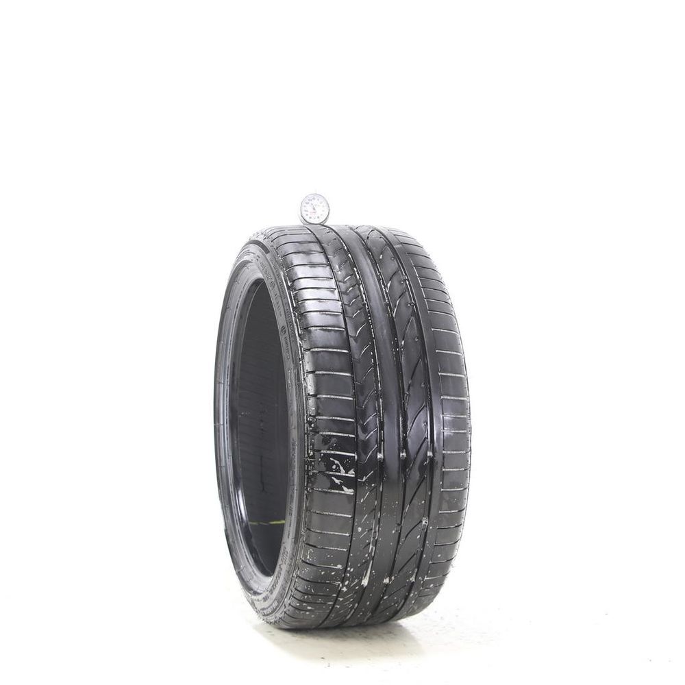 Set of (2) Used 255/35R18 Bridgestone Potenza RE050A I RFT 90W - 6-7/32 - Image 1