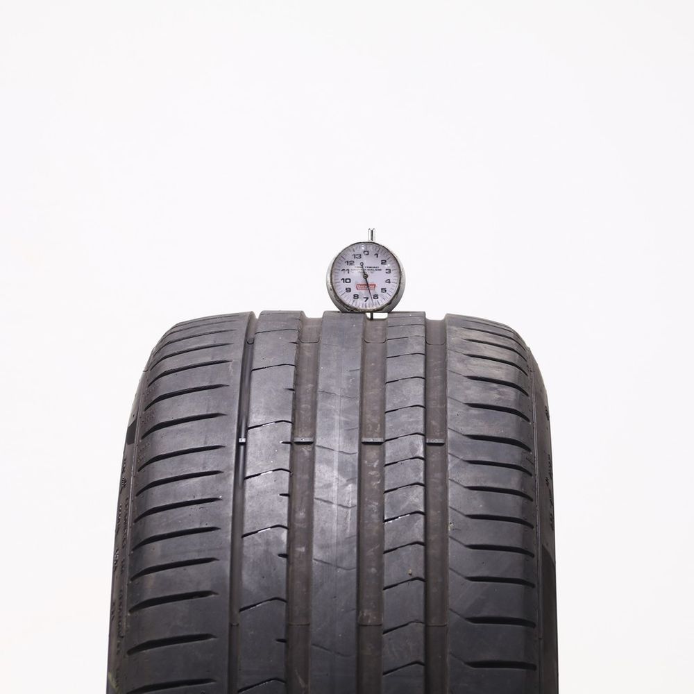 Set of (4) Used 255/35R21 Pirelli P Zero PZ4 T1 Elect PNCS 98W - 6-7/32 - Image 2