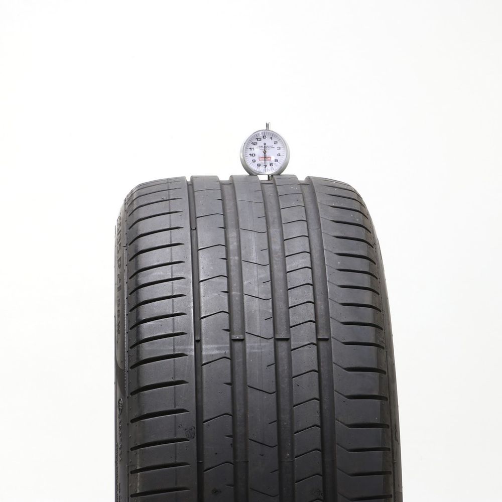 Set of (4) Used 255/35R21 Pirelli P Zero PZ4 T1 Elect PNCS 98W - 6-7/32 - Image 5