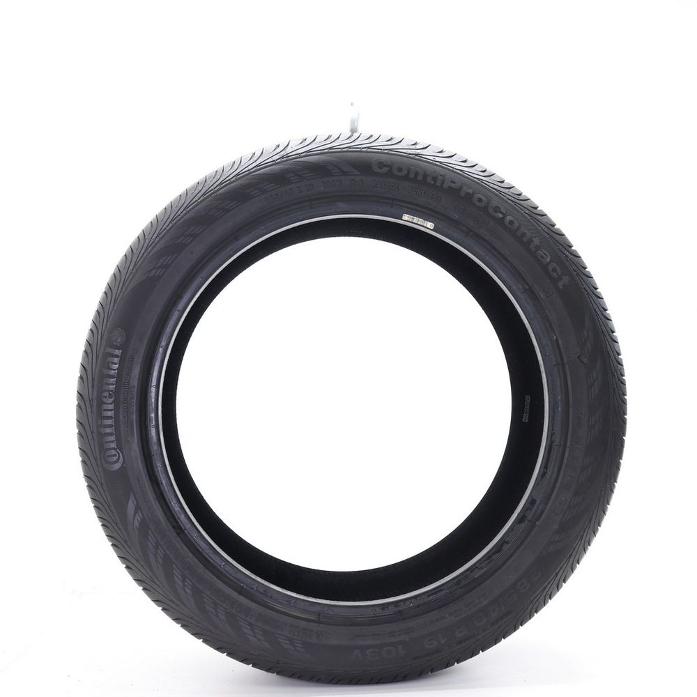 Set of (4) Used 285/40R19 Continental ContiProContact N1 103V - 5-6.5/32 - Image 6