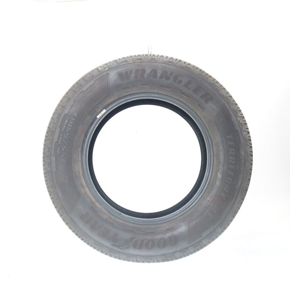 Set of (4) Used 255/65R17 Goodyear Wrangler Territory HT 110T - 8.5-9.5/32 - Image 3