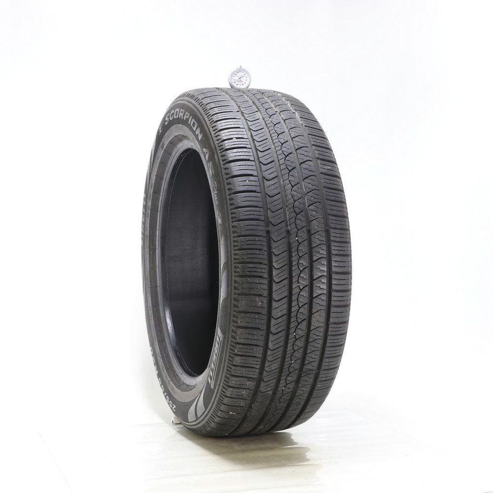 Set of (2) Used 255/55R20 Pirelli Scorpion AS Plus 3 110H - 9-10.5/32 - Image 1