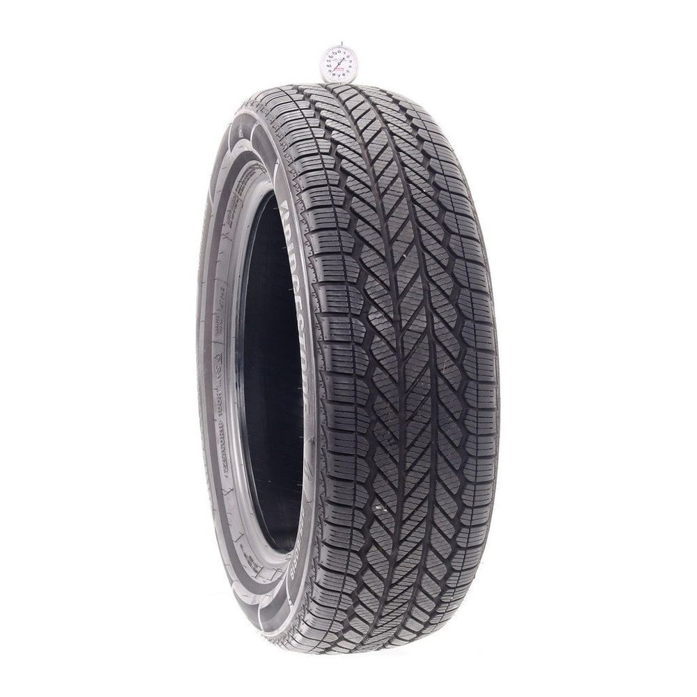 Set of (2) Used 225/60R18 Bridgestone WeatherPeak 100H - 8.5-10/32 - Image 1