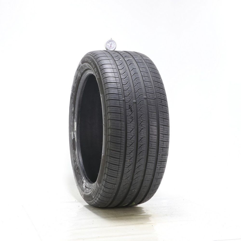 Set of (2) Used 275/40R19 Pirelli Cinturato P7 MOE Run Flat 101H - 7.5-9/32 - Image 1
