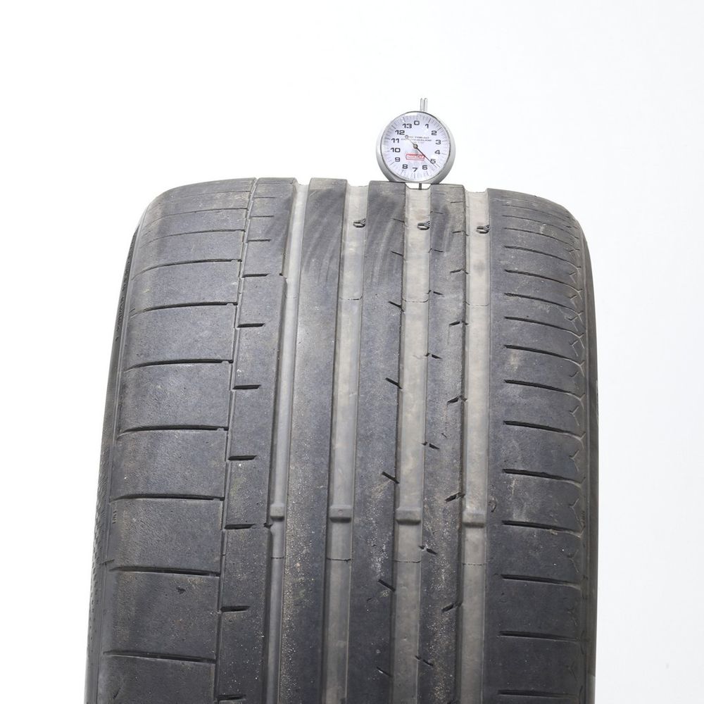 Set of (2) Used 295/35ZR23 Continental SportContact 6 AO 108Y - 3.5-5/32 - Image 5