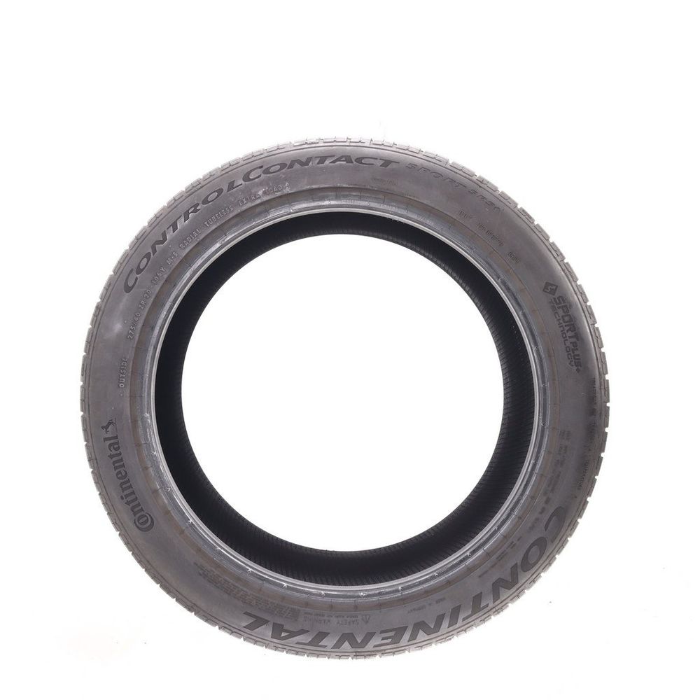 Set of (2) Used 275/40ZR20 Continental ControlContact Sport SRS Plus 106Y - 5-6/32 - Image 6