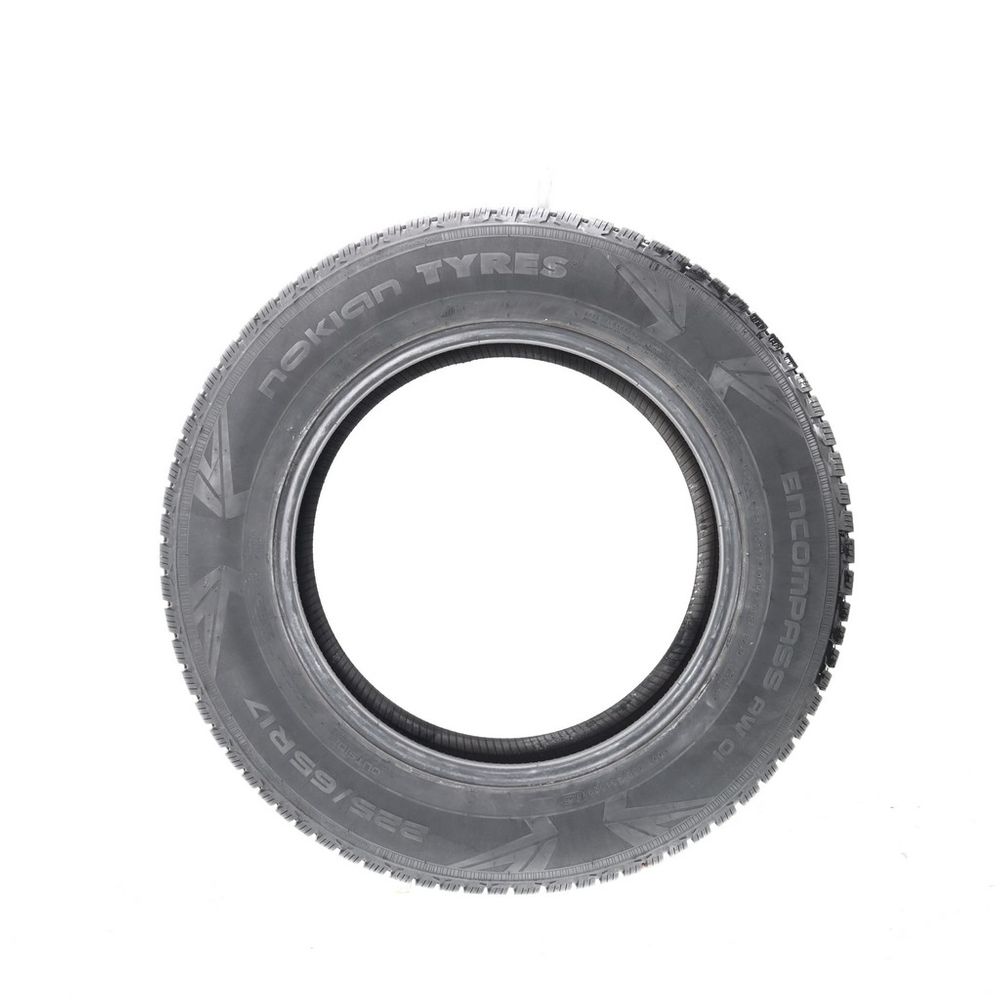 Set of (2) Used 225/65R17 Nokian Encompass AW01 106H - 10-11/32 - Image 3