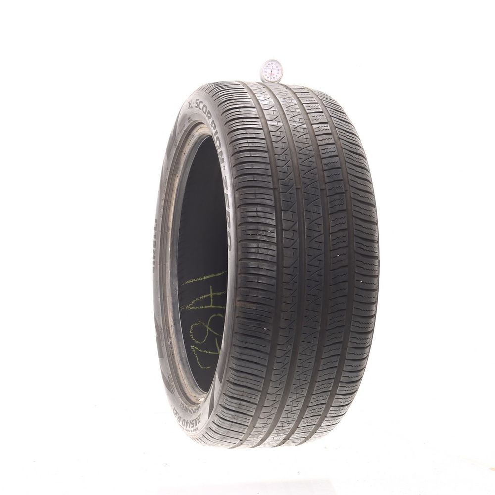 Used 285/40R21 Pirelli Scorpion Zero AO 109H - 7/32 - Image 1