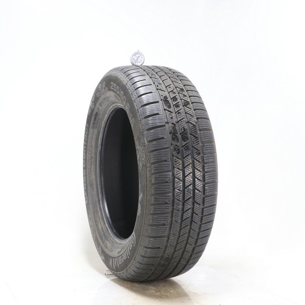 Used 255/60R18 Continental CrossContact Winter 112H - 8.5/32 - Image 1