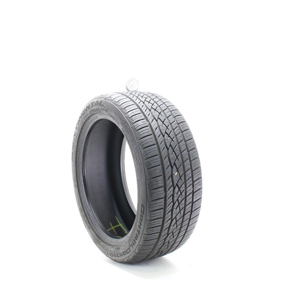 Set of (2) Used 225/45ZR17 Continental ControlContact Sport AS 91W - 8/32 - Image 1