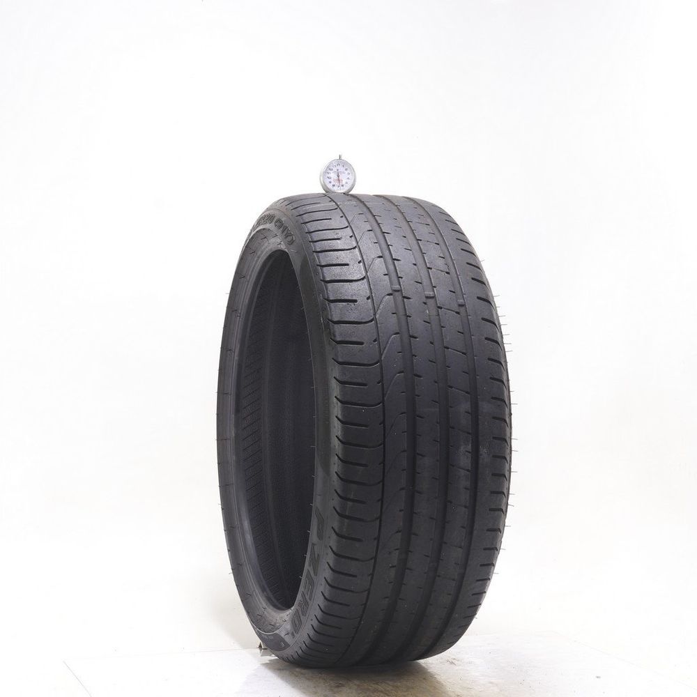 Set of (2) Used 245/35ZR20 Pirelli P Zero N1 91Y - 6.5-7/32 - Image 1