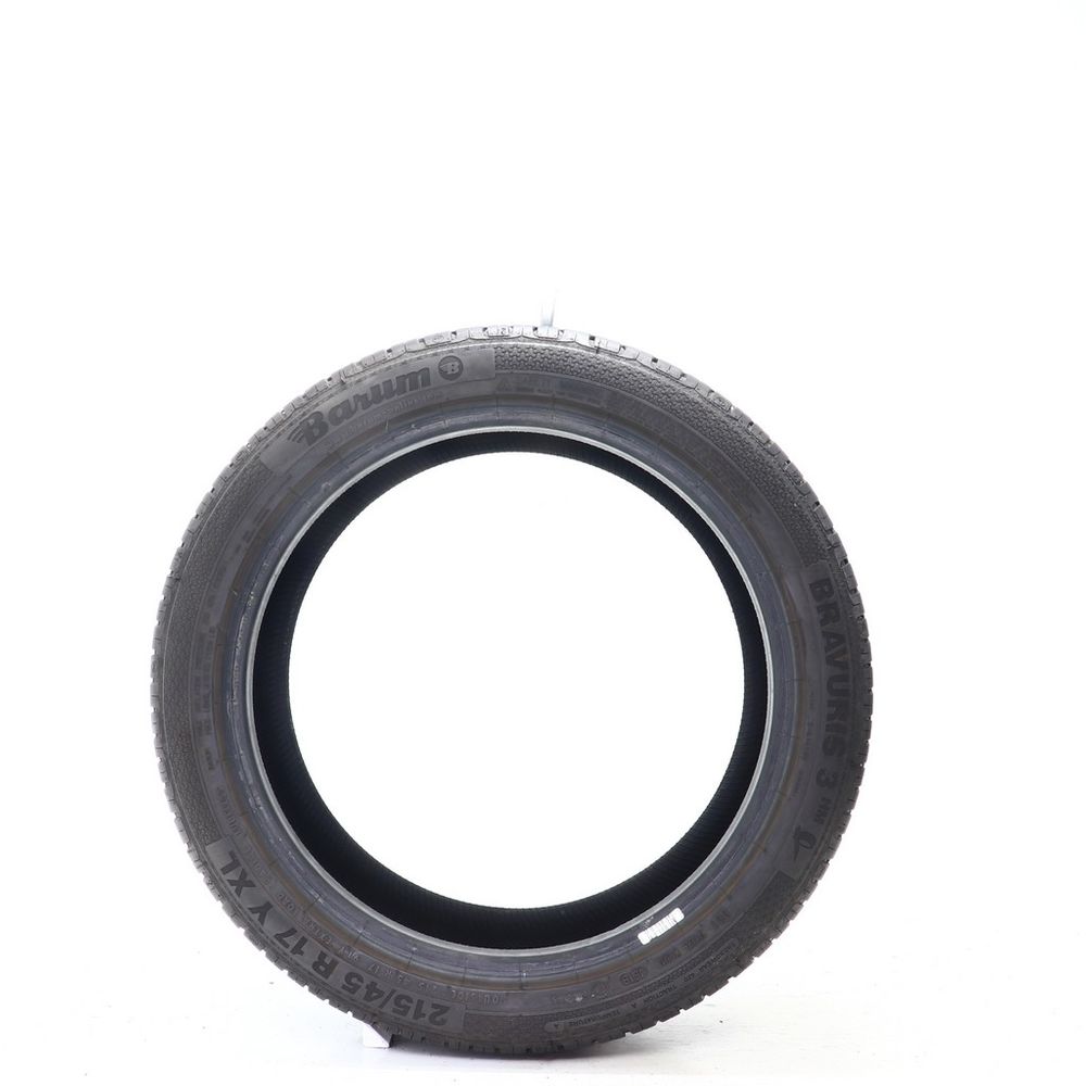 Set of (2) Used 215/45R17 Barum Bravuris 3 HM 91Y - 7.5-9/32 - Image 6