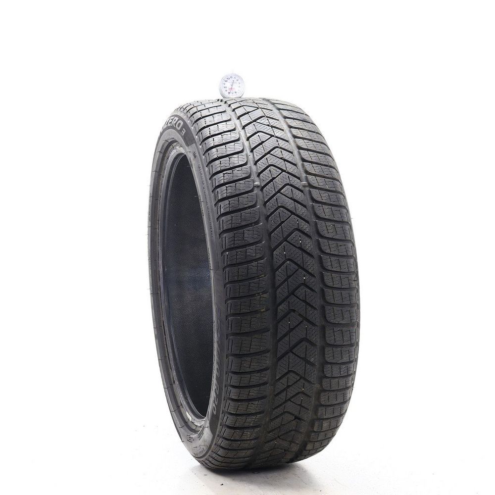 Set of (4) Used 255/40R20 Pirelli Winter Sottozero 3 MO 101V - 7.5-9/32 - Image 1