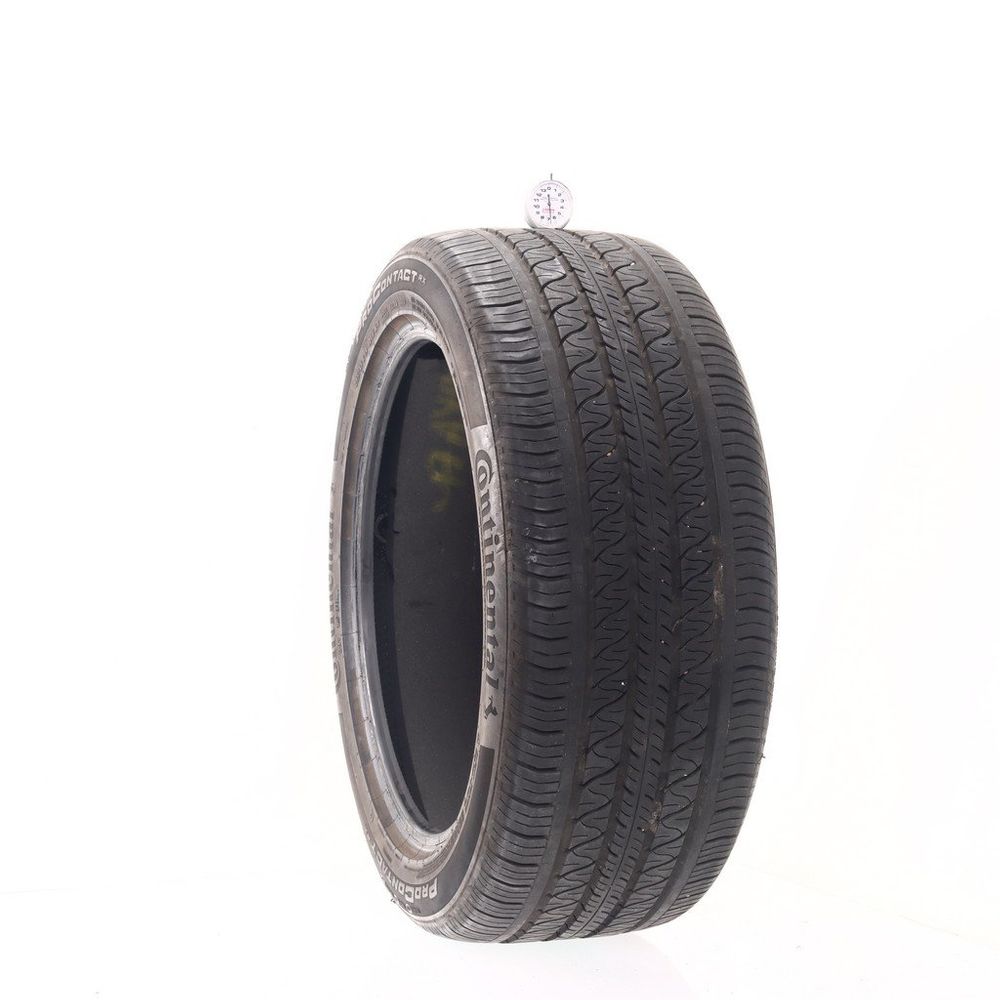 Set of (2) Used 255/45R19 Continental ProContact RX ContiSilent T2 104W - 6.5/32 - Image 1