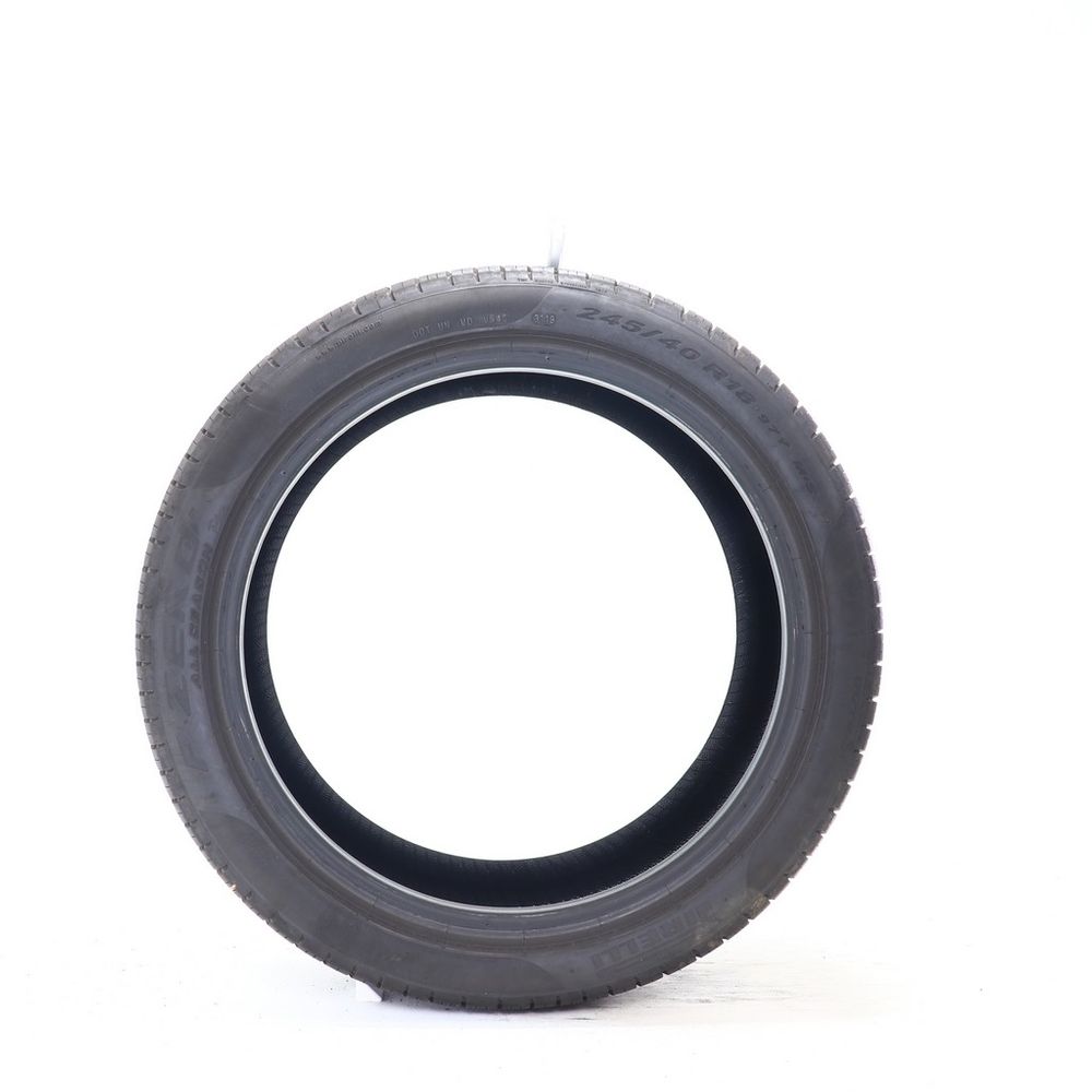 Set of (2) Used 245/40R18 Pirelli P Zero Plus 97Y - 7/32 - Image 3